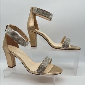 Touch Ups By Benjamin‎ Walk Marley Block Heels Size 9M Champagne
